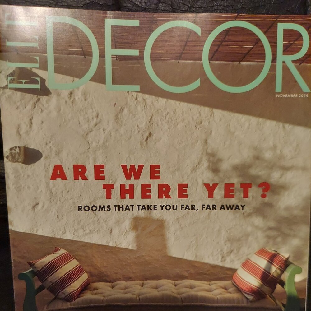 ELLE DECOR MAGAZINE [NOVEMBER 2025]